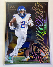 Raiders Ashton Jeanty Mint 2025 Panini Luminance Dynamic Insert Rookie Card RC