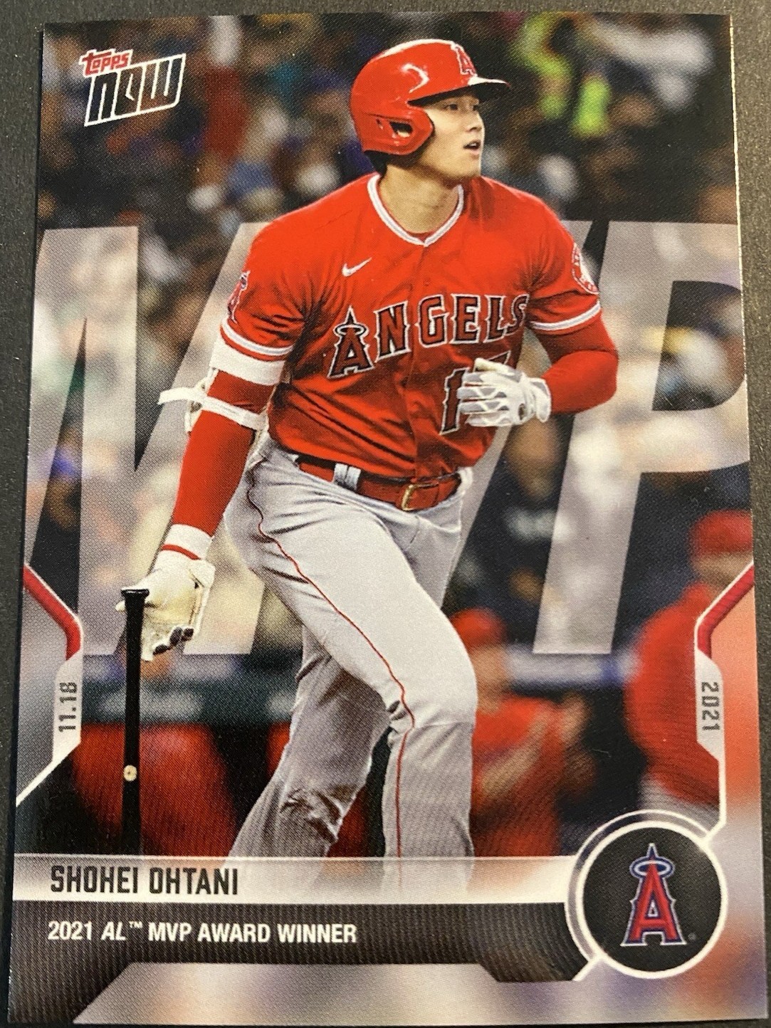 2021 Topps Now - Off-Season 2021 MVP Award Winners Shohei Ohtani