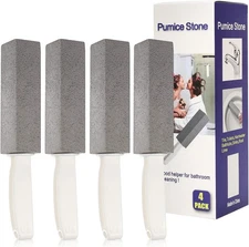 Pumice Stone Toilet Bowl Cleaner with Handle - Pumice Stone for Toilet Cleaning 