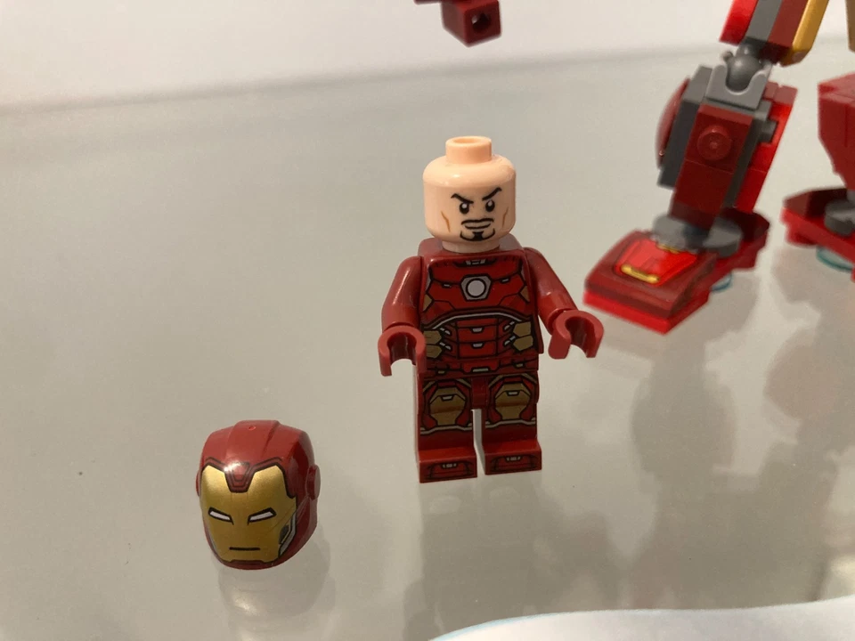 Lego 76140 Iron Man mech armure exo-squelette avec notice Marvel super heroes - Photo 3/4
