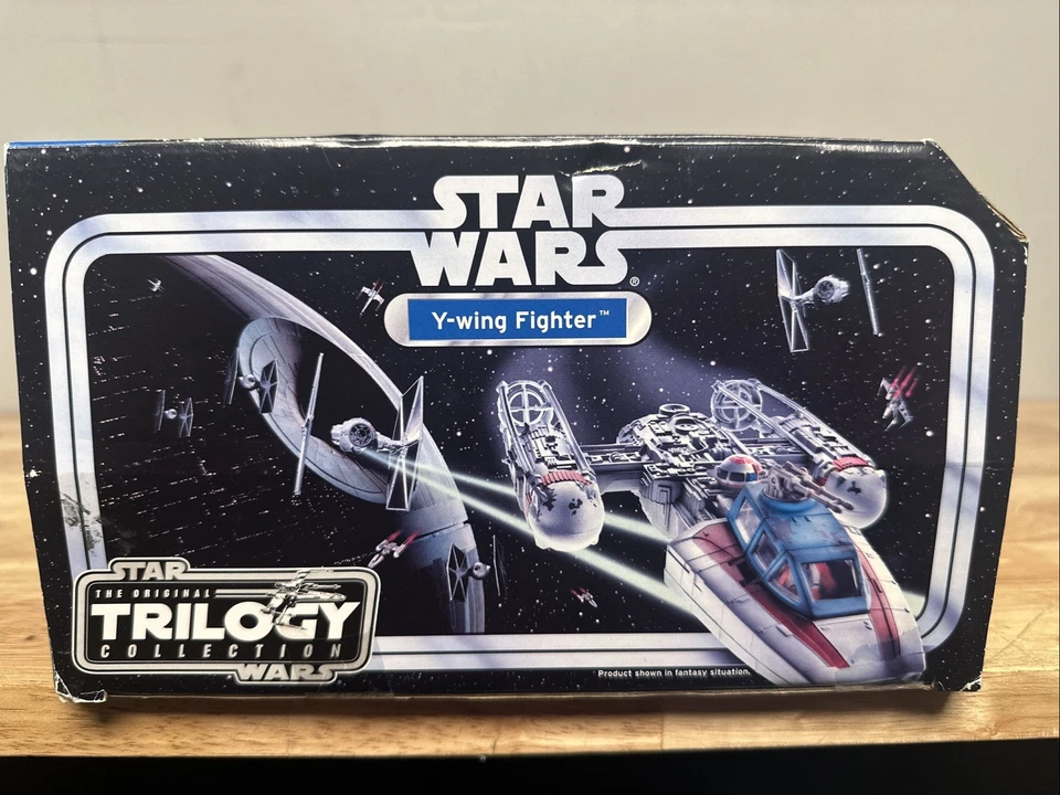 TOTALMENTE NUEVO Star Wars Trilogy Collection Y-Wing Fighter con piloto Foto 3 de 4