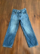 Gap 1969 Boys Size 5 Jeans, Loose Fit, Adjustable Waist, Med Wash