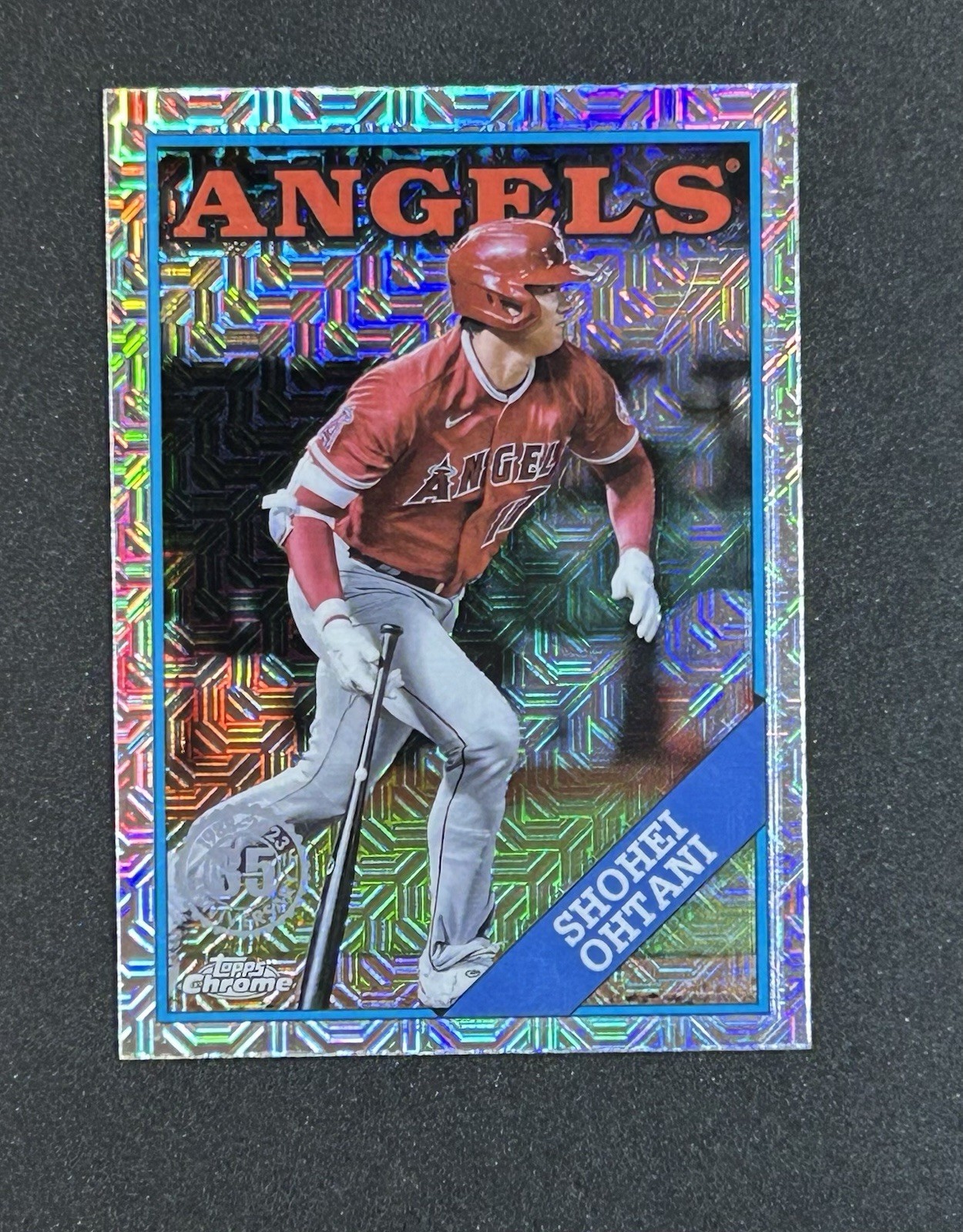 Shohei Ohtani 2023 Topps Series 2 1988 Chrome Silver Pack Mojo #2T88C-25 Angels