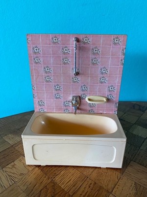 Badewanne Lundby 1:18 Puppenstube Puppenhaus dollhouse bath