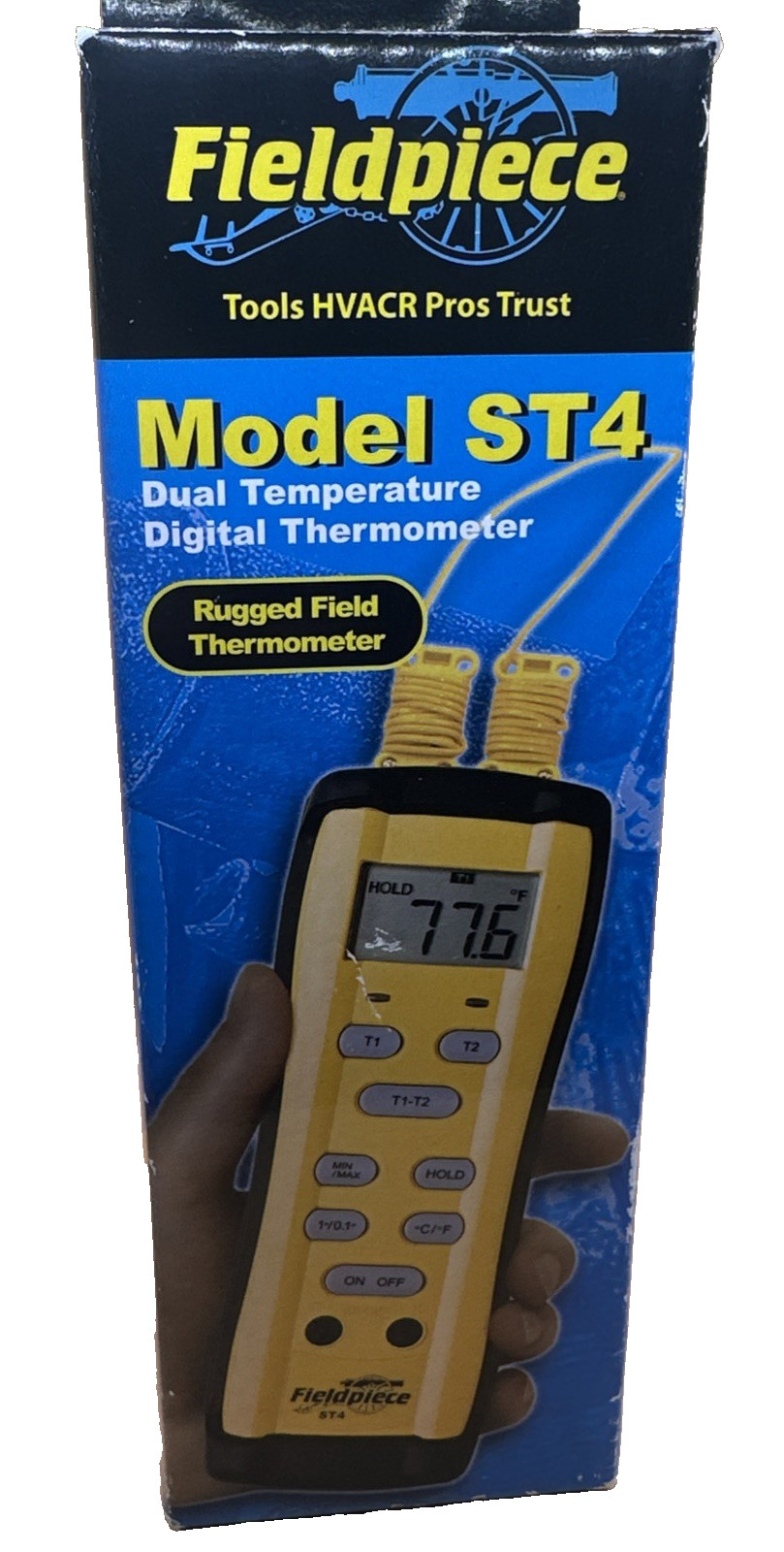 Fieldpiece ST4 - Dual Temperature Digital Thermometer - HVACR