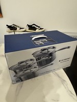 Le Creuset 3-ply Stainless Steel 3-piece Saucepan Set Brand New In Box