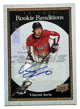 2023-24 UPPER DECK TRILOGY AUTO VINCENT IORIO SIGNED ROOKIE RENDITIONS /99