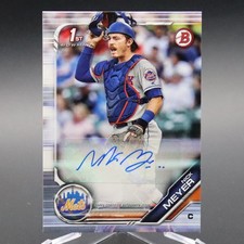 2019 Bowman Prospect Autographs Nick Meyer Rookie Card (RC) #PA-NM 1st Auto SP