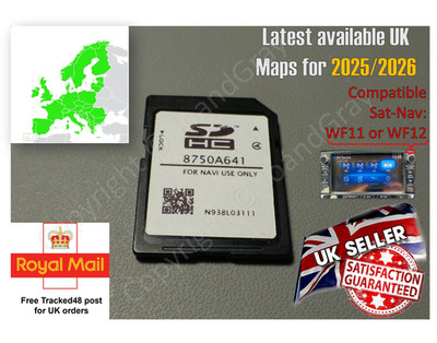 Fiat Fullback Freemont GPS Navi UK Irland EU Karte SD Karte 2025-2026 WF11 WF12