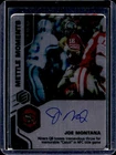 2021 Panini Elements Joe Montana Mettle Moments Auto Autograph #/25 49ers