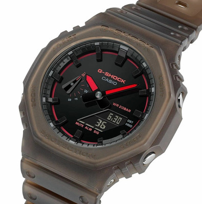 CASIO G-SHOCK GA-2100K-5AJF SMOKE LIGHT Carbon Core Analog Digital Herrenuhr