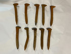 Vintage Railroad Train Track Rusted Iron Spike Nail Hardware 6 inch Lot of 10 — photo 1
