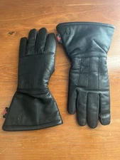 Hugger Wonderdry Waterproof Black Leather Women's Motorcycle Biker Gloves XL
