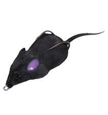 Lunkerhunt Furenzy Mouse 2-1/2” Black Top-Water Fishing Lure 1/2oz