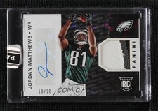 2015 Panini Black Box Rookie 10/10 Jordan Matthews #RC-JM Patch Auto 0q4x