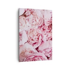 Quadro su Tela 70x100cm Bouquet fiori rosa Stampe Immagini Quadri Moderni Murale