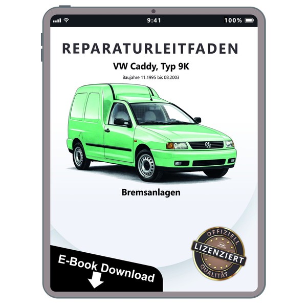 Vw Caddy Typ 9K 1995-2003 Bremsanlagen Bremsen System Reparaturleitfaden Ebook-image