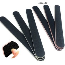 5-10Pack Nail Files 100/180 Grit Double Sided Emery Boards Acrylic Natural Salon
