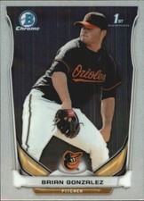 2014 Bowman Chrome Mini Factory Set #91 Brian Gonzalez - BB