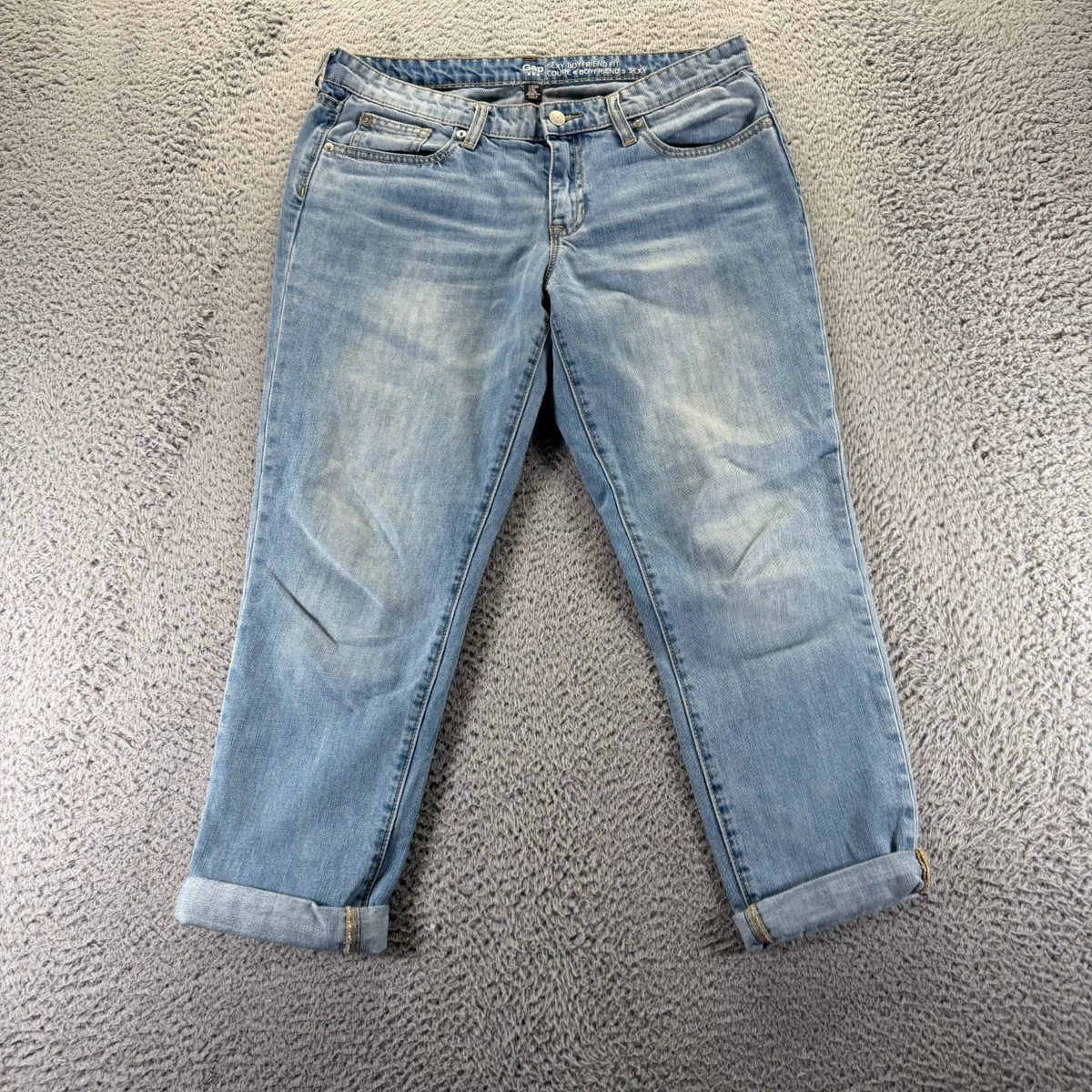 Woman Within Plus Size Capri Elastic Waist Stretch Fineline Denim Jean Petite Available