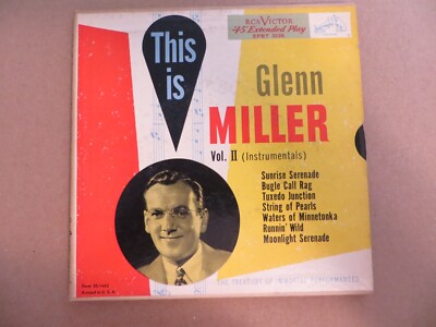 This Is Glenn Miller Vol. II (Instrumentals) - 1952 RCA EPBT 3036 7'' 2xEP G+/VG