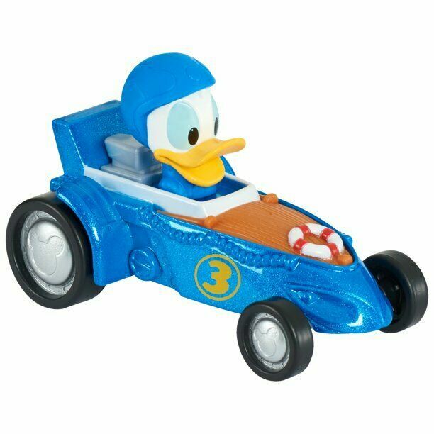 MICKEY MOUSE DIE CAST VEHICLES, DONALD ROADSTER *DISTRESSED