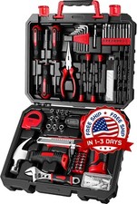 Herramientas Con 8 V Taladro Inalambrico Caja Llaves Mecanicas Kit De 126 Piezas