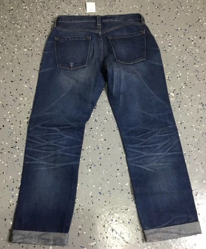 Damen J. Crew Factory Field Wash gerades Bein Boyfriend Jeans 5 Taschen Gr. 25 8 - Bild 3 von 4