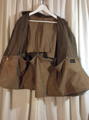 Vintage 50s American Field Mens L Canvas Hunting Jacket Game