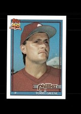 1991 Topps - #486 Tommy Greene