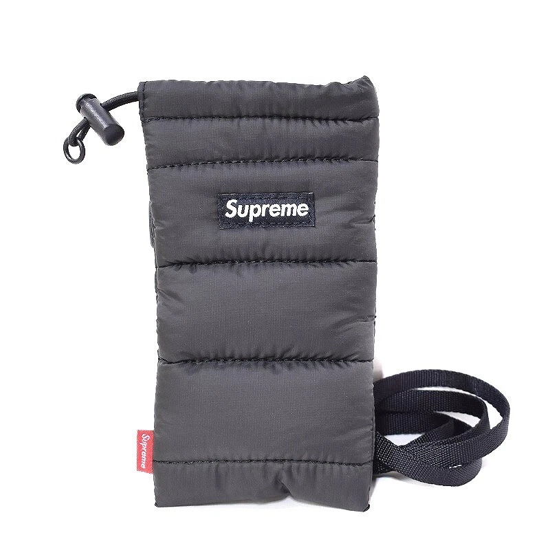 [Japan Used Fashion] Supreme 22Fw Puffer Neck Pouch Shoulder Bag Quilting  Khaki
