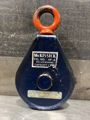 Puleggia Per Foraggio McKissick HF-2 4,5″ Con Occhio Girevole Crosby 554 – Attrezzatura Agricola