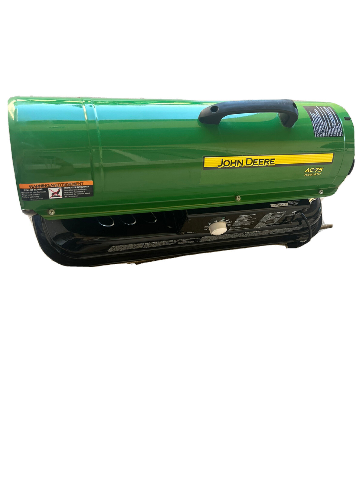 John Deere AC-75 Portable Heater | eBay