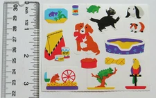 Mrs Grossman PET SHOP - Half Sheet of Pet Shop Items Stickers 