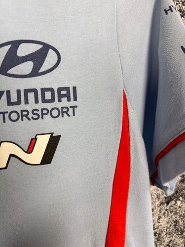 Men’s Hyundai Motorsport Racing T-Shirt Mobis Shell F1 Size M Medium - Picture 18 of 18