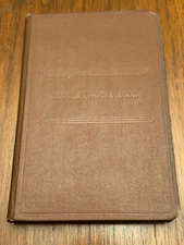 Vintage Plane Trigonometry Tables Book Decor Empty Graphing Notebook Unused