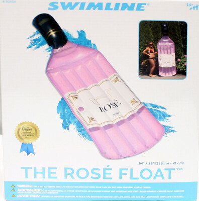 Pool Float Swimline The Rose Bottle Shaped Float New In Sealed Box NEW