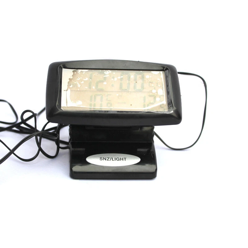 Multi-function Car Dual Digital Thermometer Temperature Time Display Clock - Image 3 of 4