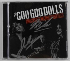 The Goo Goo Dolls Fully JSA Signed Autograph CD Booklet Greatest Hits Vol One The Goo Goo Dolls Fully JSA Signed Autograph CD Booklet Greatest Hits Vol One