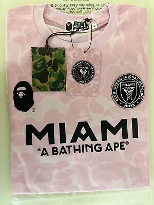 Bape x Inter Miami CF Pink Tee Futbol Soccer 2XL BNWT | eBay Bape x Inter Miami CF Pink Tee Futbol Soccer 2XL BNWT | eBay