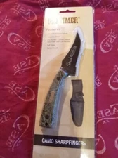 Schrade Hunting knife Old Timer Sharp finger  Camo Handle 152OT