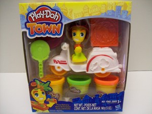 play doh town pizza delivery