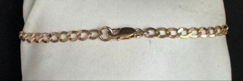 IRISH 14K YELLOW GOLD EMERALD AND CZ CLADDAGH BRACELET - Picture 2 of 9