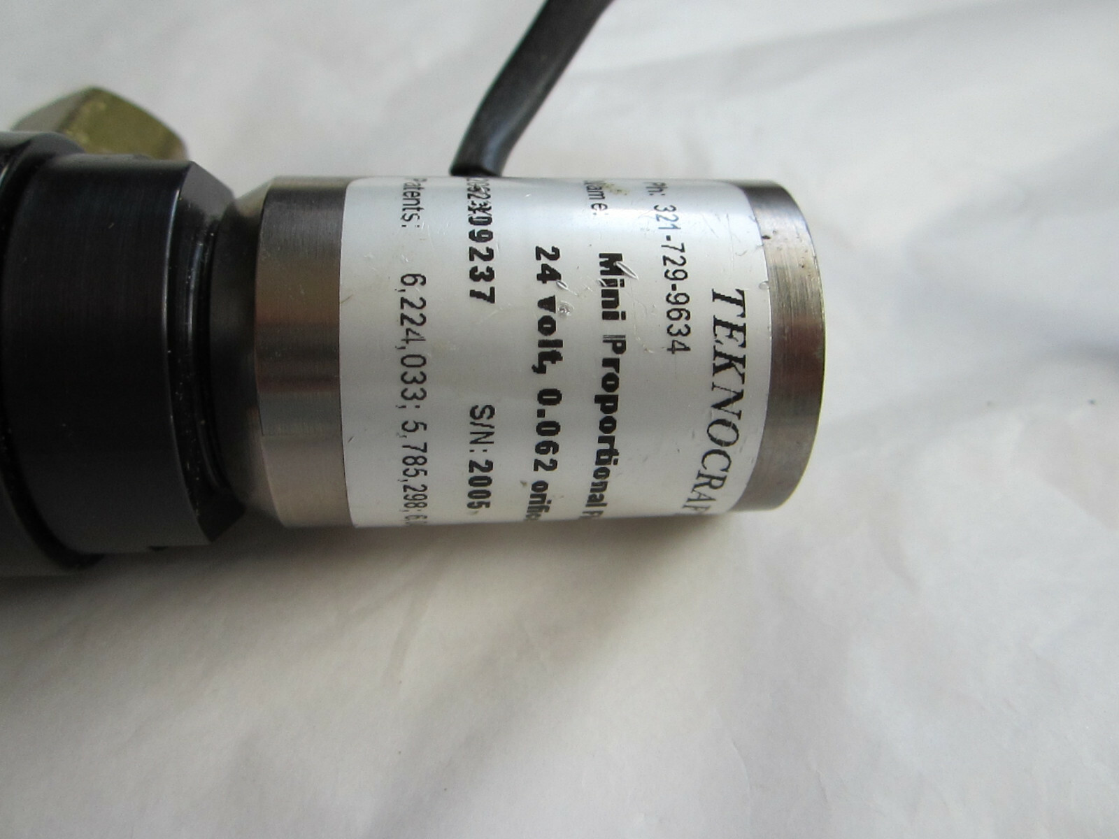 TEKNOCRAFT MINI PROPORTIONAL FLOW CONTROL VALVE 2092309237 eBay