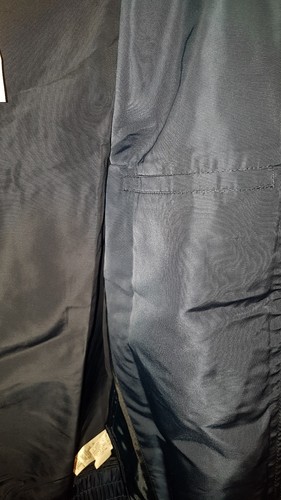 L Harrington Topman Blu scuro impermeabile Cappotto Giubbotto Taglia bomber leggero Uomo Zvv4aqA
