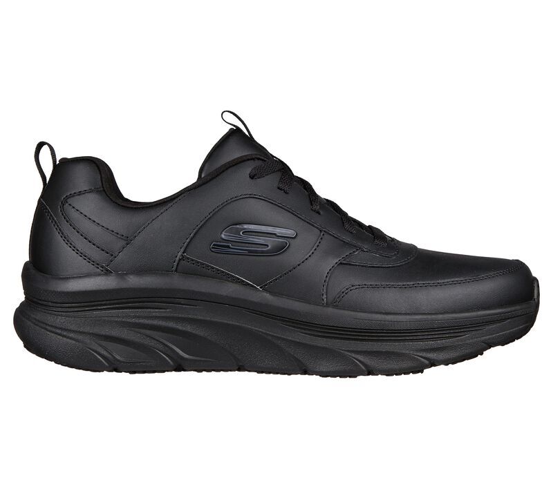 Lace Up Leather Skechers Black Shoes Work Men Light Slip oil Resistant 200102 eBay