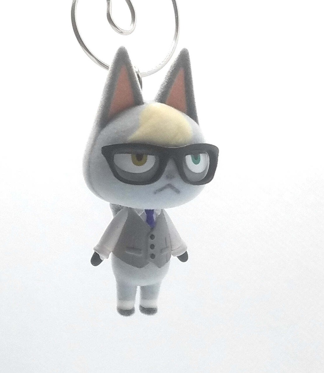 記念グッズ Raymond Christmas Ornament for Animal Crossing Raymond Gray Cat with