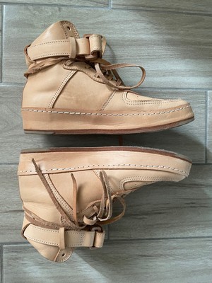 Hender Scheme 01 rare Air Force 1 retro raw leather shoes sneakers 