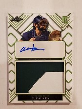 AUKAI KEA 2023 Leaf Perfect Game Showcase EMERALD PATCH AUTO #'d 8/10 Vanderbilt