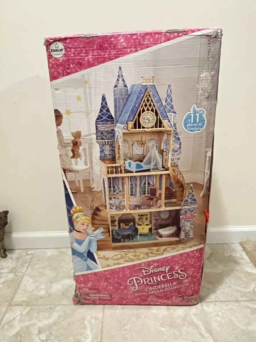 Disney Cinderella Princess Dollhouse by KidCraft Royal Dream Fairy Tale Fun NEW